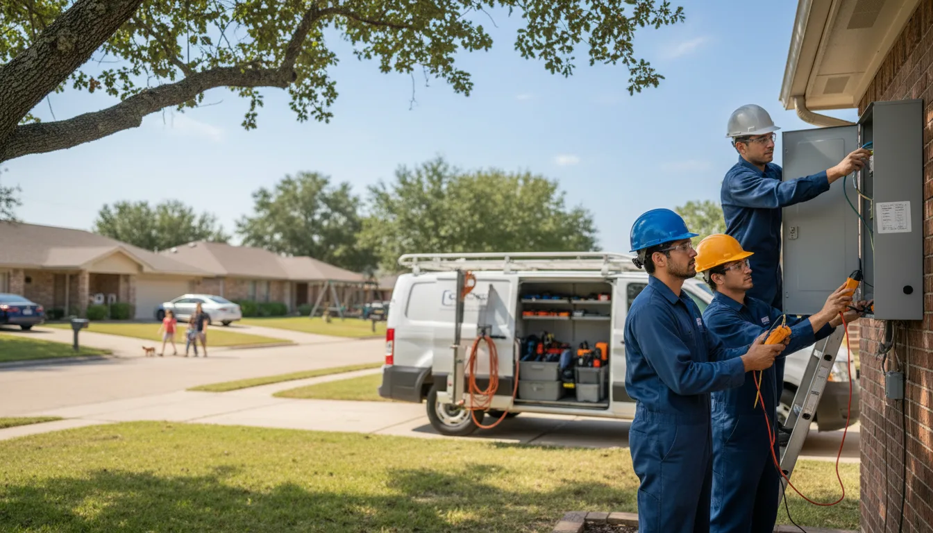 Certified electrician providing emergency electrical services in Squire, WV